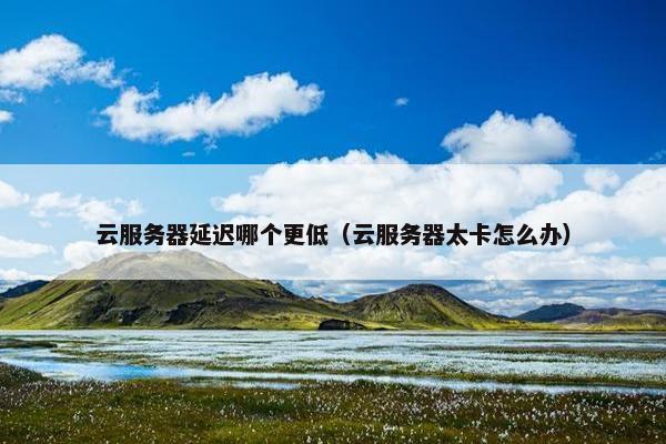 云服务器延迟哪个更低（云服务器太卡怎么办）