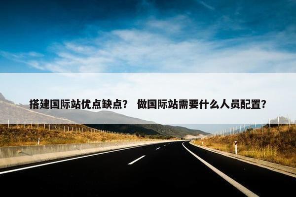 搭建国际站优点缺点？ 做国际站需要什么人员配置？
