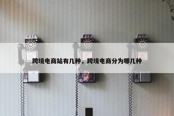 跨境电商站有几种，跨境电商分为哪几种