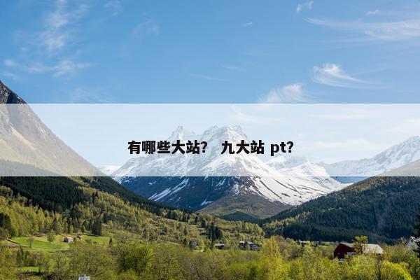 有哪些大站？ 九大站 pt？