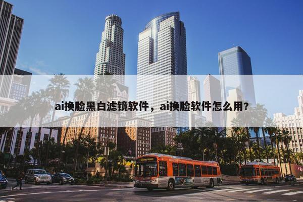 ai换脸黑白滤镜软件，ai换脸软件怎么用?