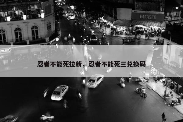 忍者不能死拉新，忍者不能死三兑换码