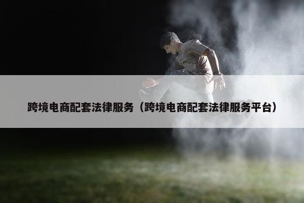 跨境电商配套法律服务（跨境电商配套法律服务平台）
