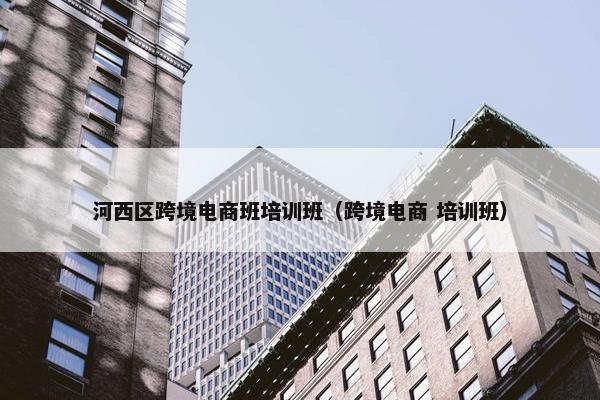 河西区跨境电商班培训班(跨境电商 培训班) 河西区跨境电商班培训班(跨境电商 培训班)