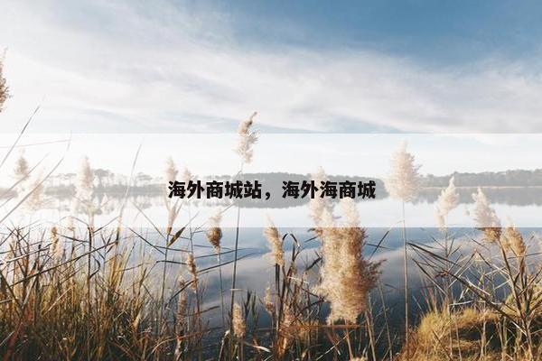 海外商城站,海外海商城