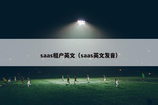 saas租户英文(saas英文发音) saas租户英文(saas英文发音)