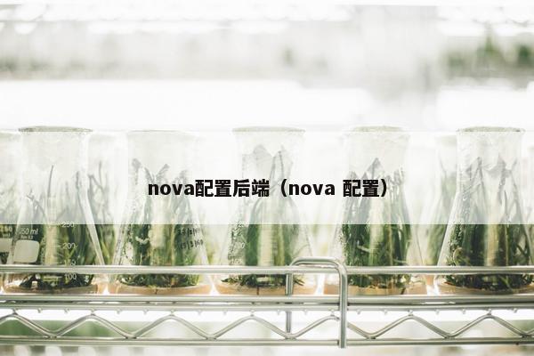 nova配置后端（nova 配置）