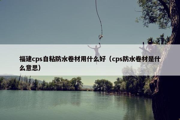 福建cps自粘防水卷材用什么好（cps防水卷材是什么意思）