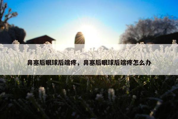 鼻塞后眼球后端疼,鼻塞后眼球后端疼怎么办