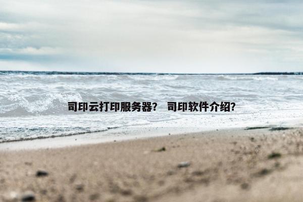 司印云打印服务器？ 司印软件介绍？
