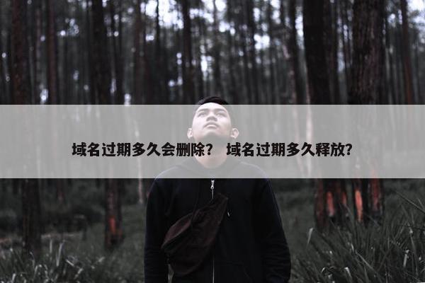 域名过期多久会删除？ 域名过期多久释放？