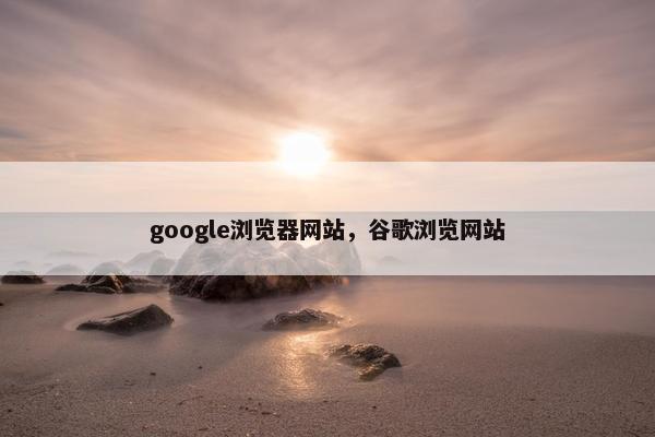 google浏览器网站，谷歌浏览网站
