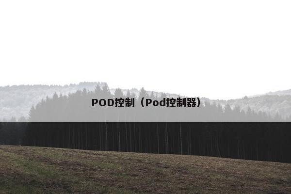 POD控制(Pod控制器)