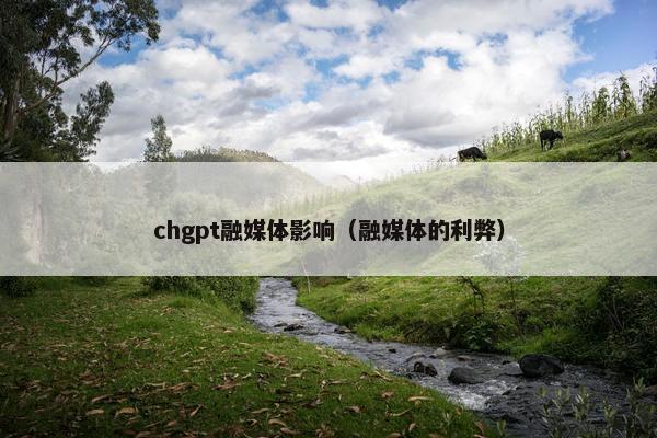 chgpt融媒体影响(融媒体的利弊)
