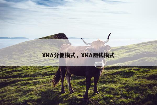 XKA分佣模式,XKA赚钱模式