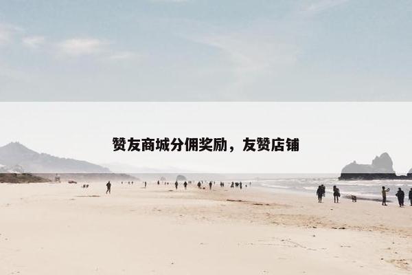 赞友商城分佣奖励，友赞店铺