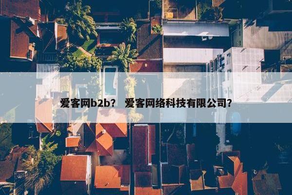 爱客网b2b？ 爱客网络科技有限公司？