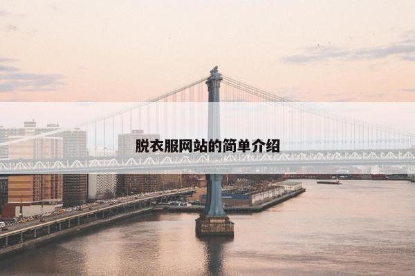 脱衣服网站的简单介绍